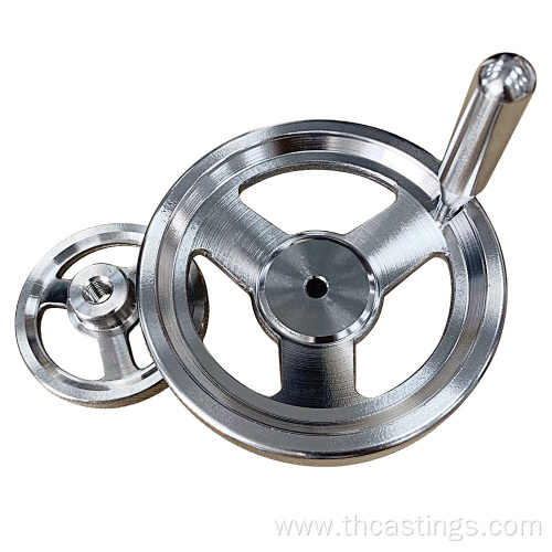 Hand wheel of cast iron chrome hand wheel